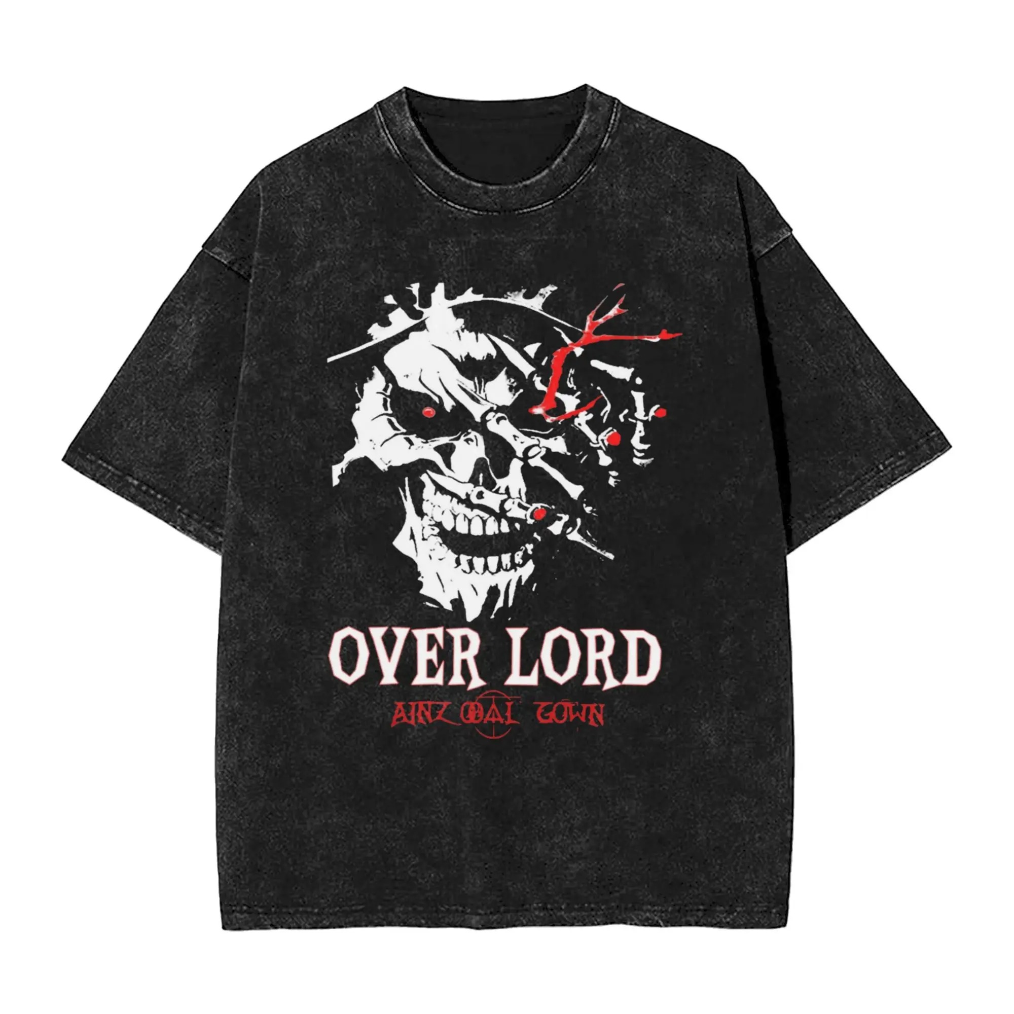 Anime Cosplay Shop - Japońskie Anime Albedo Overlord Koszulka Vintage