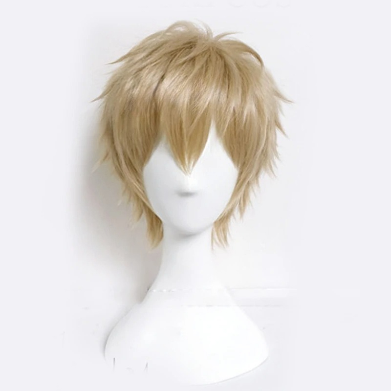 Anime Cosplay One Punch Man - Peruka męska One-Punch Man Anime Jeno,