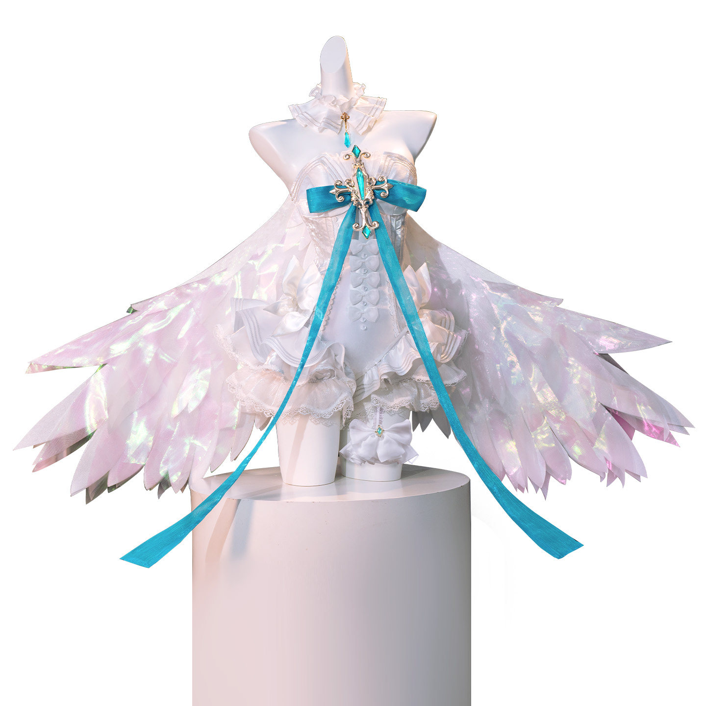 Convention Cosplay Anime - Kostium Cosplay Miku Eleganckie Skrzydła Słodkie