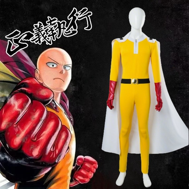 Anime Cosplay One Punch Man - Kostium Cosplay One Punch Man Saitama