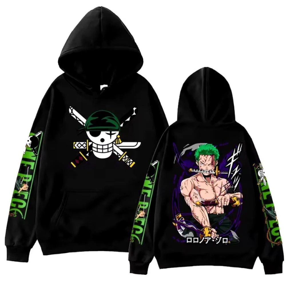 Anime Cosplay Shop - Bluza z kapturem One Piece Zoro