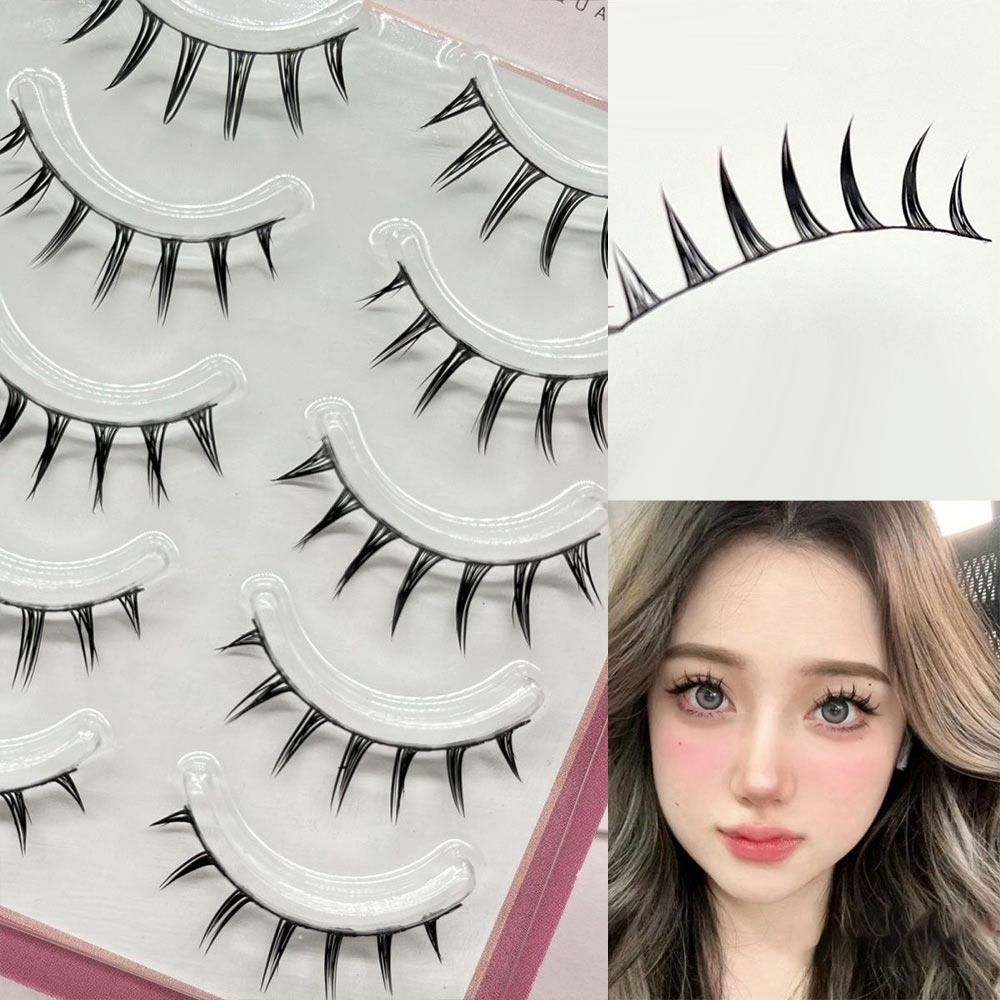 Anime Cosplay Lashes - Sztuczne rzęsy z norek 5 par