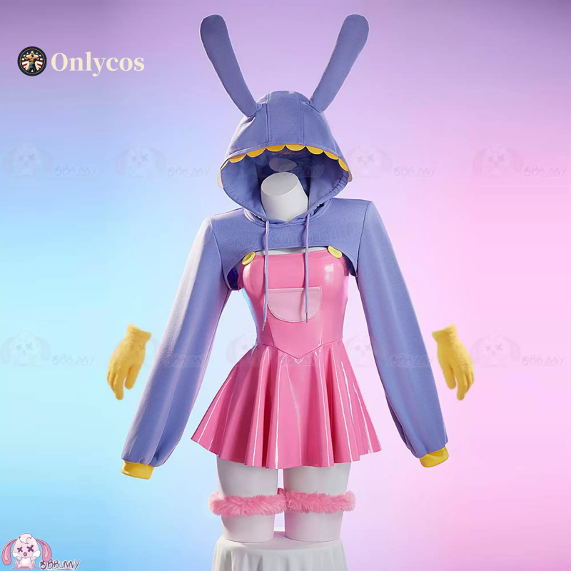 Anime Cosplay Female - Kostium Cosplay Królika Jax z Niesamowitego