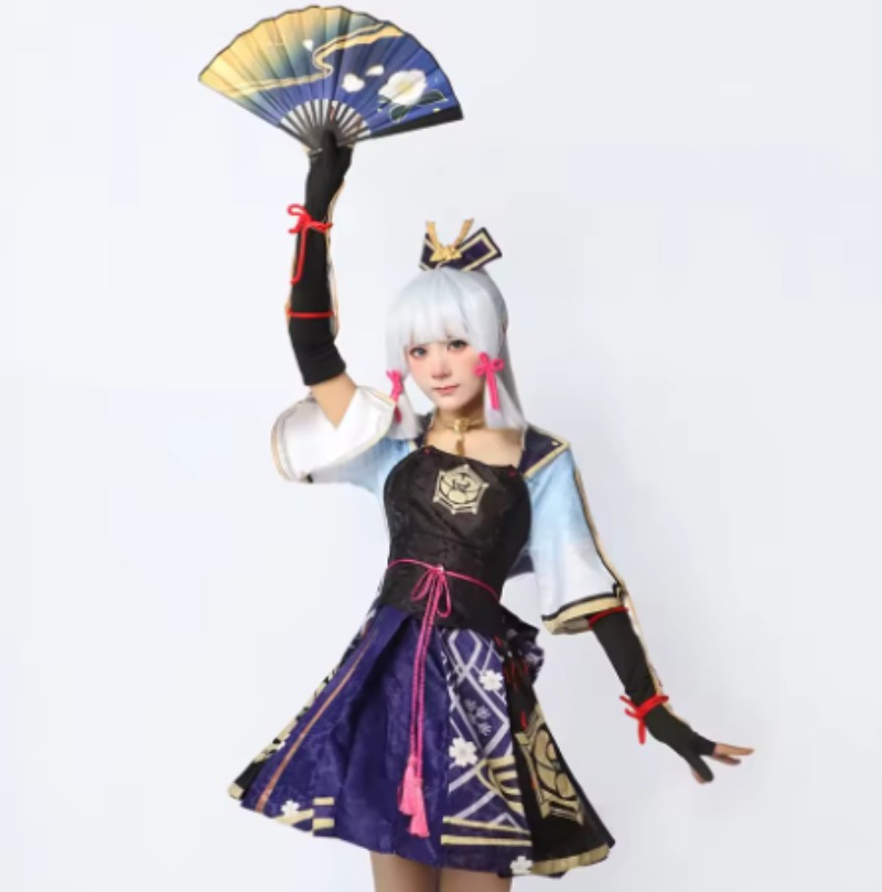 Anime Cosplay Dress - Kamisato Ayaka Cosplay Kostium Gra Genshin