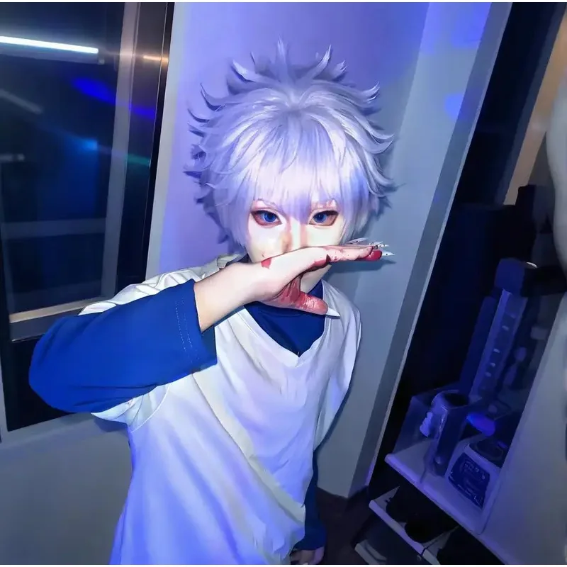 Cosplay Anime Killua Zoldyck - Kostium Cosplay Killua Zoldyck 2026 Hunter