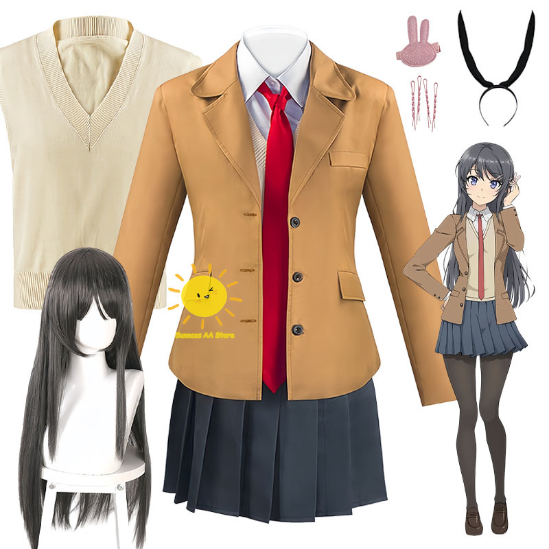 Anime Cosplay Japanese Girl - Anime Sakurajima Mai Cosplay Rascal Does