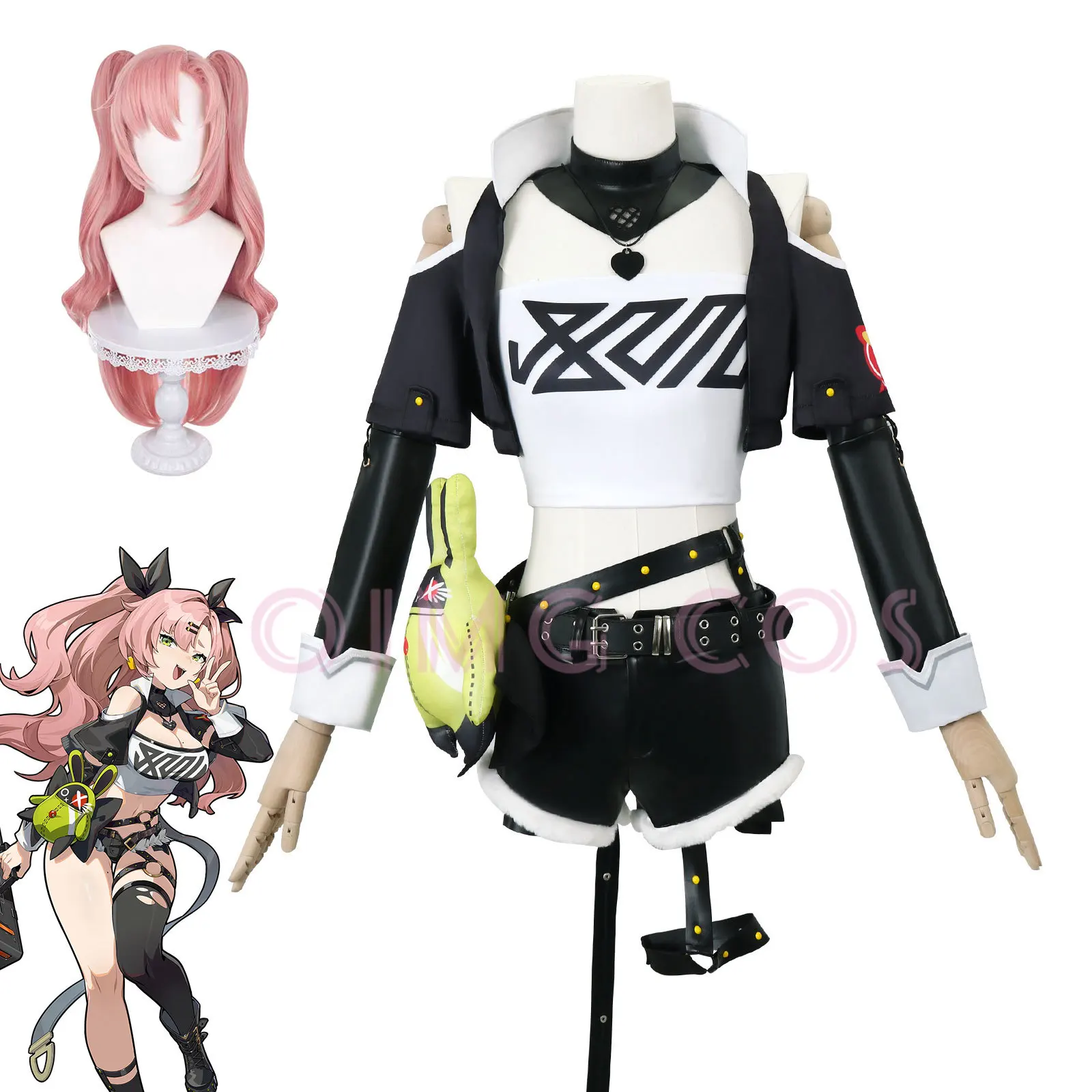 Anime Cosplay Female - Kostium Cosplay Nicole Demara Zenless Zone