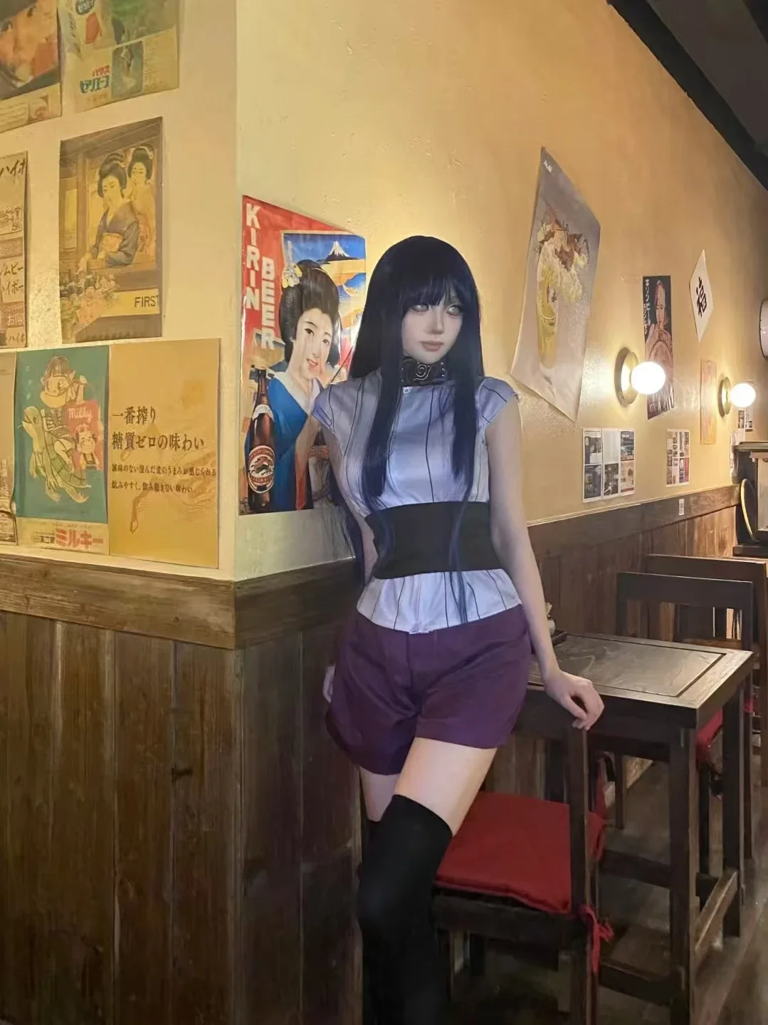 Anime Cosplay Ninja - Hyuga Hinata - najnowszy strój cosplay