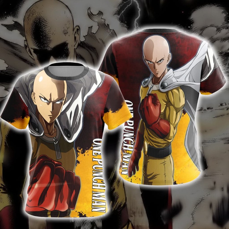 Anime Cosplay One Punch Man - Koszulka z motywem anime One-Punch Man