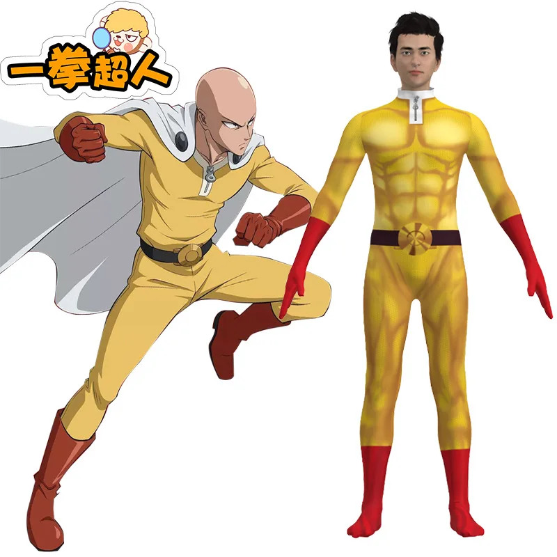 Anime Cosplay One Punch Man - Nowe kostiumy cosplay na Halloween One