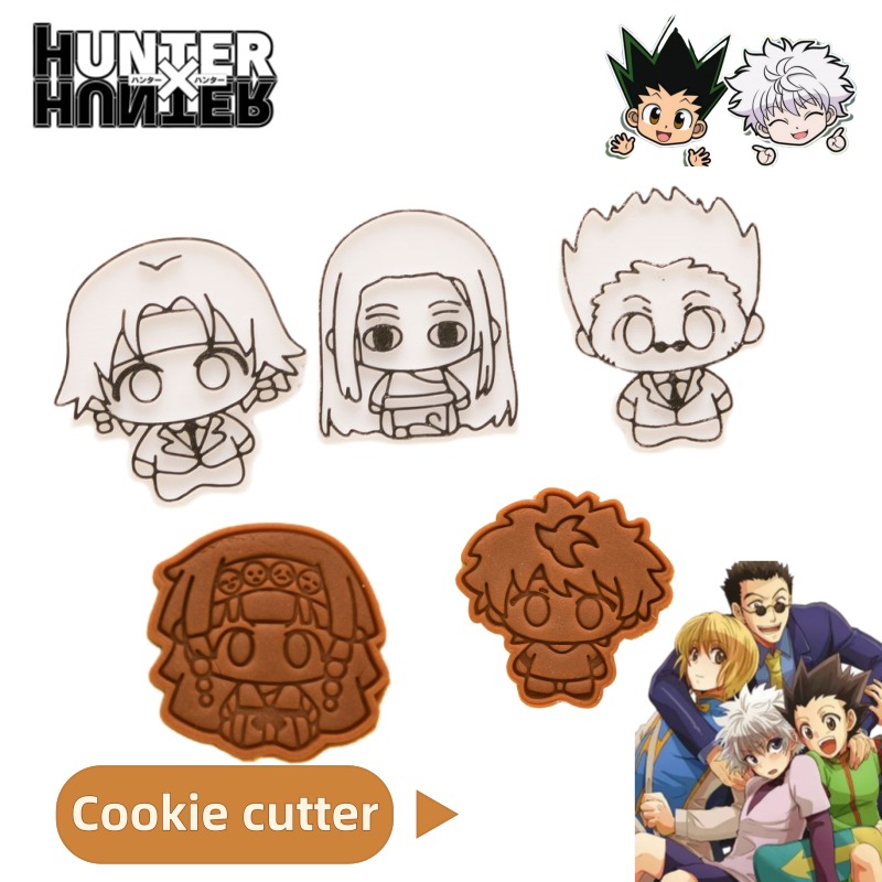Cosplay Anime Killua Zoldyck - Formy do ciastek z postaciami z