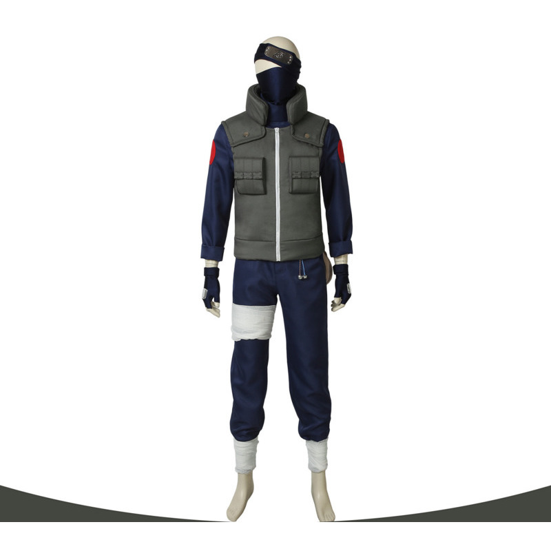 Anime Cosplay Ninja - Kostium Cosplay Kakashi, Pełny Zestaw, Strój