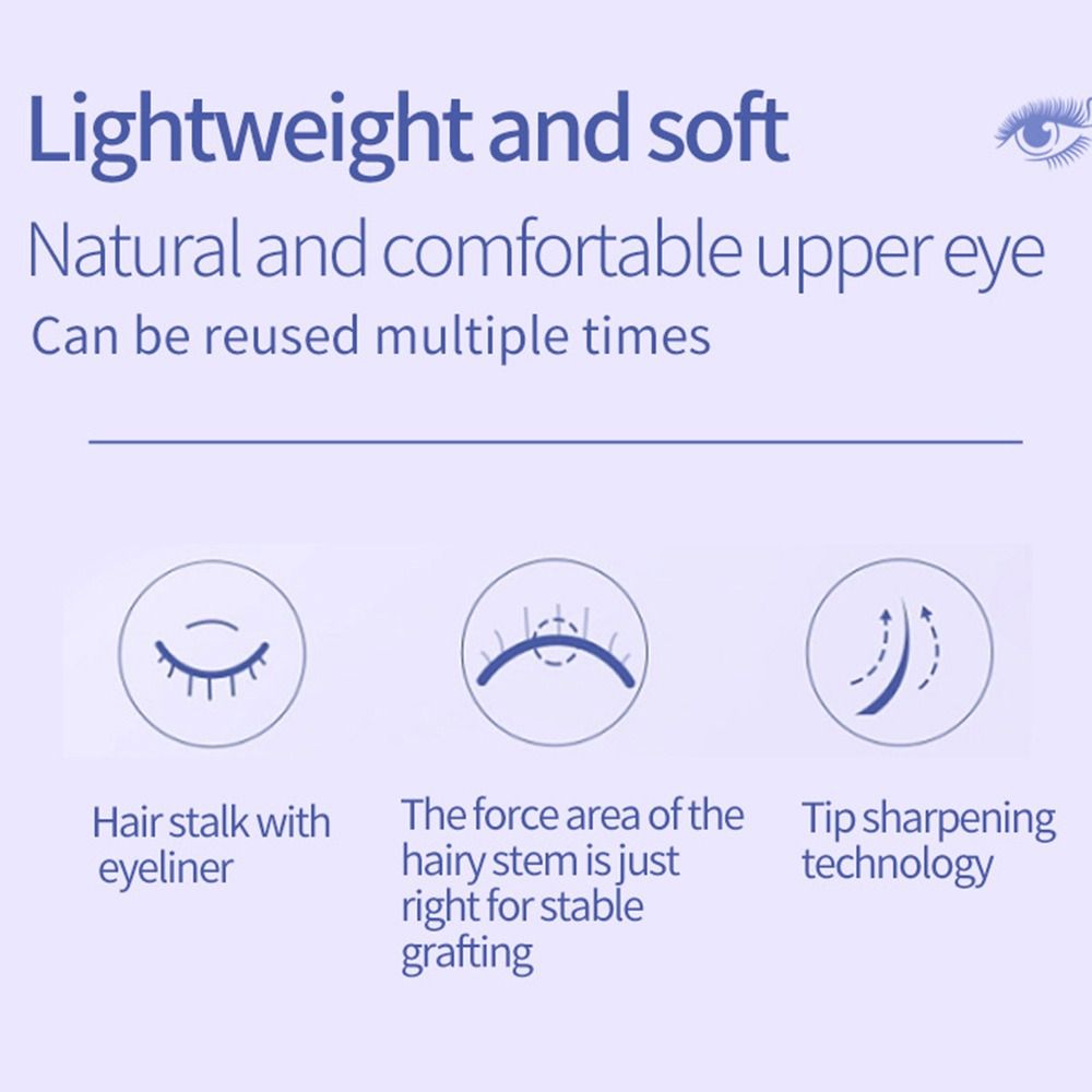 Anime Cosplay Lashes - Białe, ostre rzęsy w stylu anime