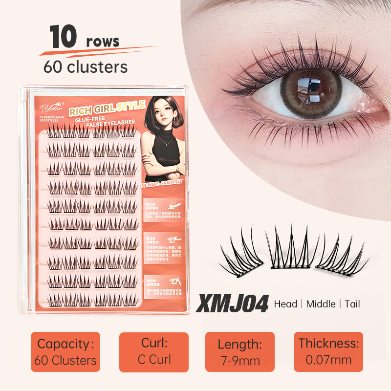 Anime Cosplay Lashes - Yelix DIY Samoprzylepne Kępki Rzęs 10
