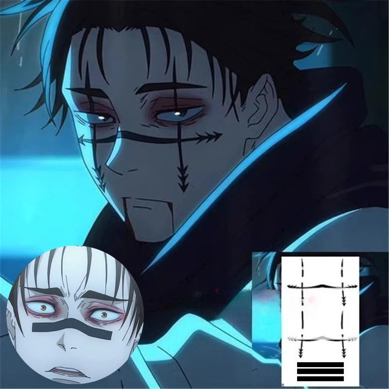 Anime Cosplay To Buy - Naklejki Tatuaże Choso Anime Jujutsu Kaisen