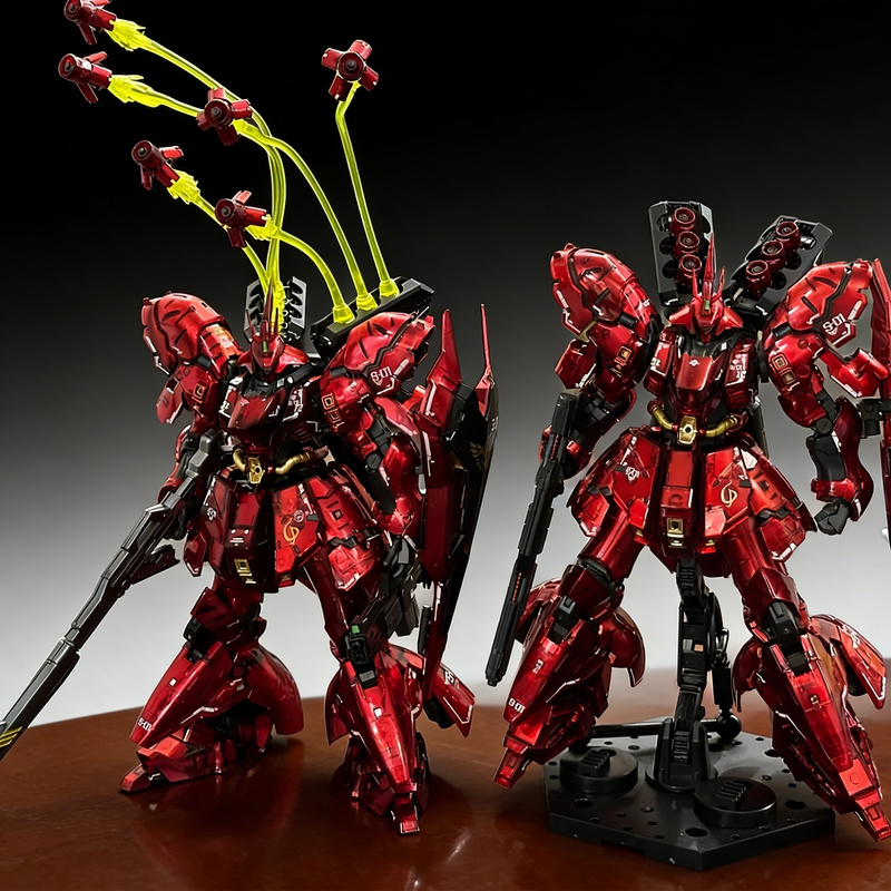 Bandai Gundam Rg - STAR RG 1/144 Sazabi Elektroplaterowany Model
