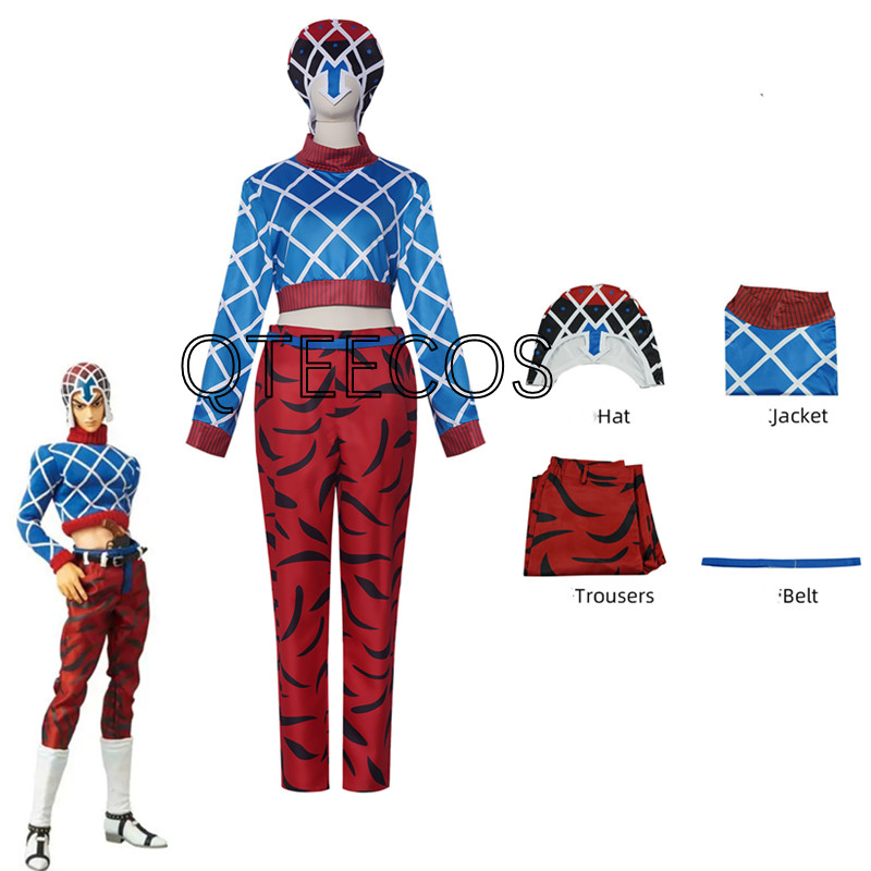 Jojo Guīdo Mista Cosplay Bizar – Jojo Bizarre Hat recenzja i cena
