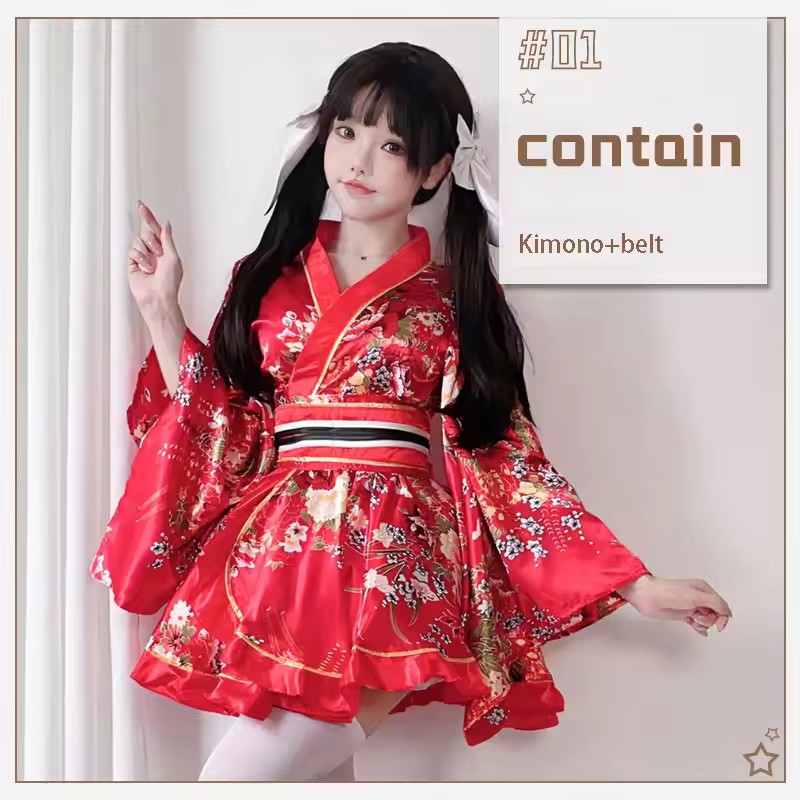 Japoński modyfikowany strój ki – Anime Cosplay Japanese Girl recenzja i cena