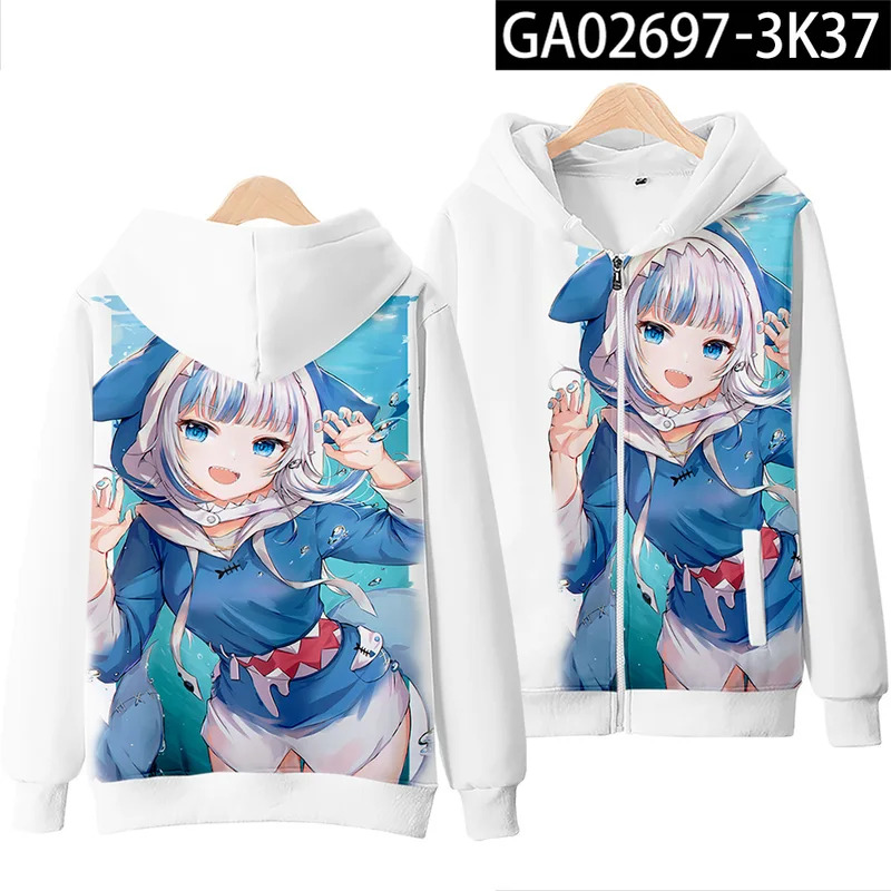 Anime Gawr Gura cosplay Bluzy  – Anime Cosplay Shop recenzja i cena