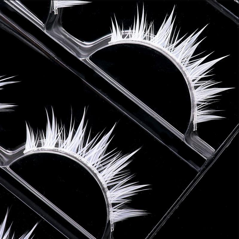 Białe sztuczne rzęsy do cospla – Anime Cosplay Lashes recenzja i cena