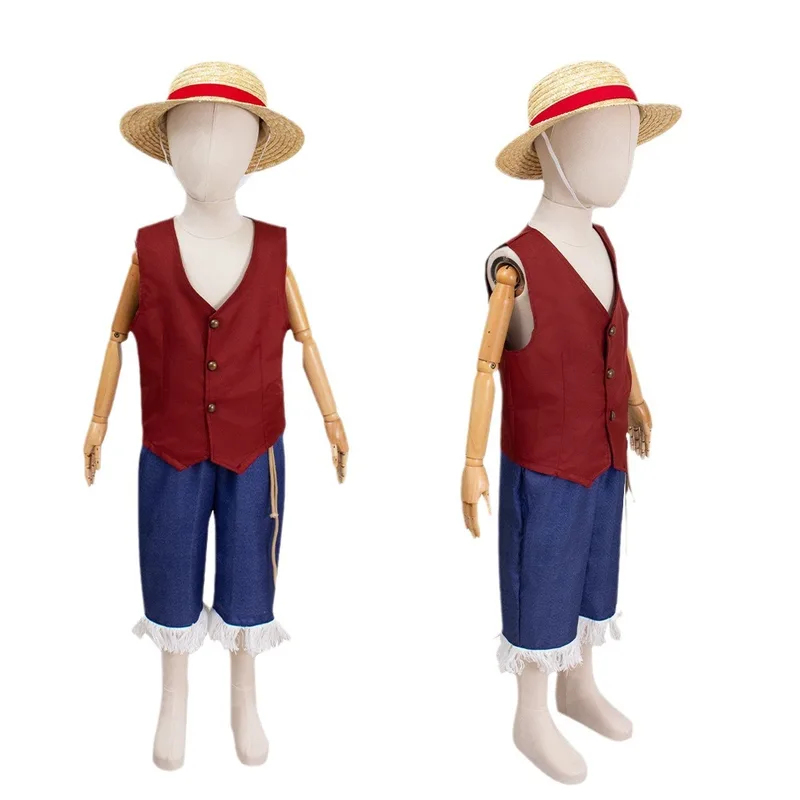 ▶ ❤ Kostium Cosplay Luffy z fi – Kids Cosplay Anime recenzja i cena