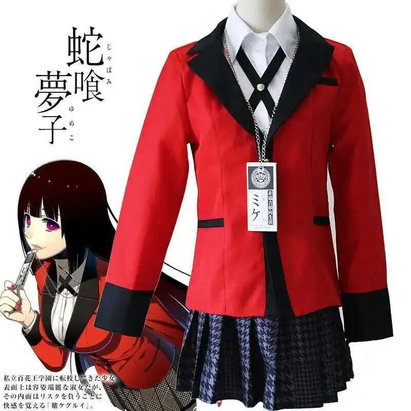 Anime Kakegurui Jabami Yumeko  – Anime Cosplay Japanese Girl recenzja i cena