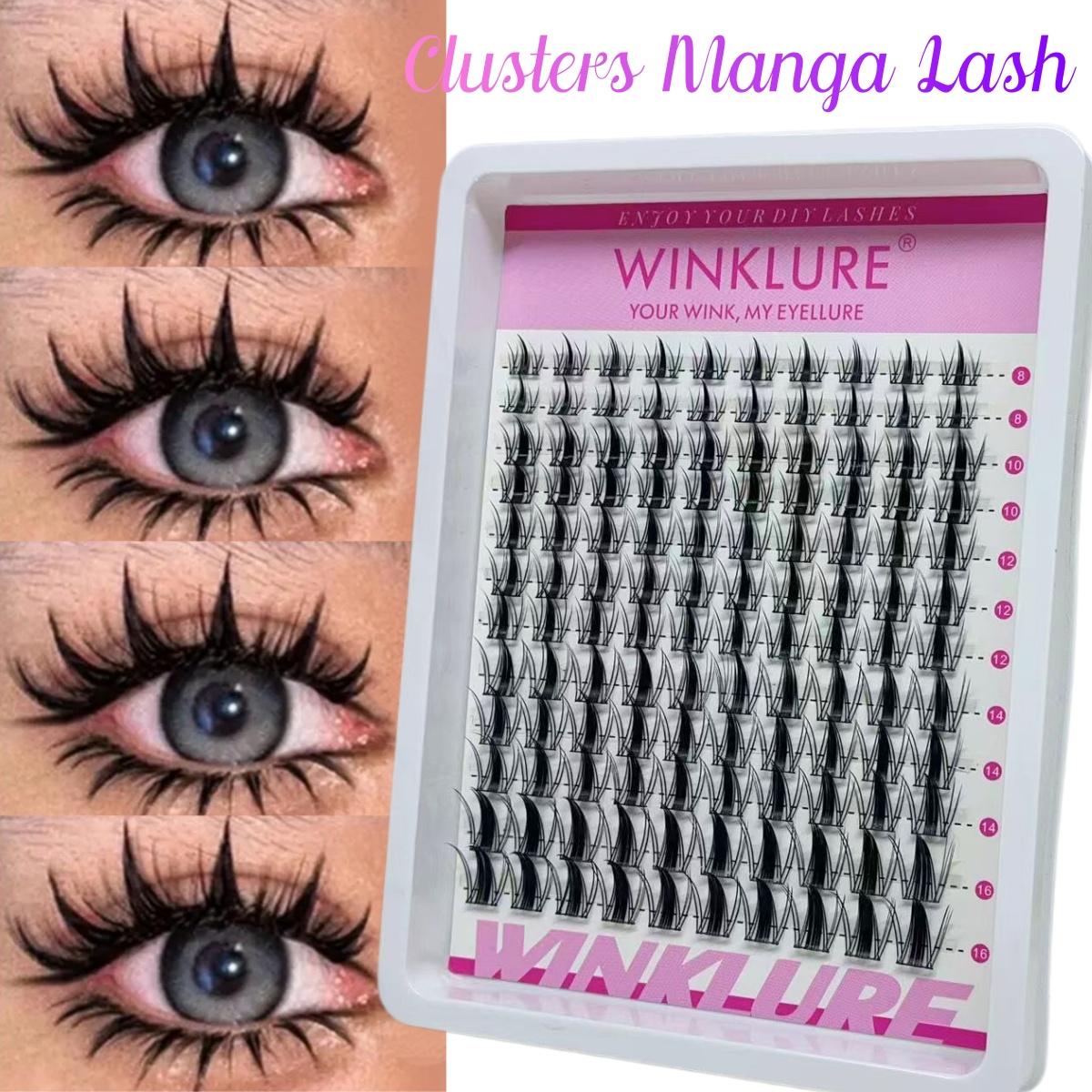 Zestaw Kępek Rzęs WINKLURE Man – Anime Cosplay Lashes recenzja i cena