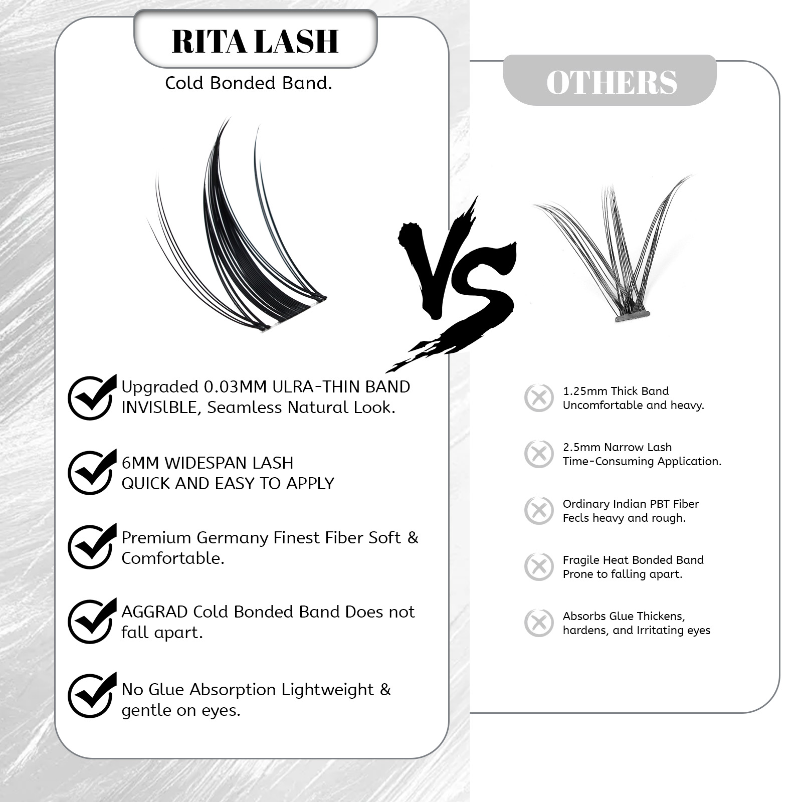 Żyj! |   RITALASH 120 szt. Kol – Anime Cosplay Lashes recenzja i cena