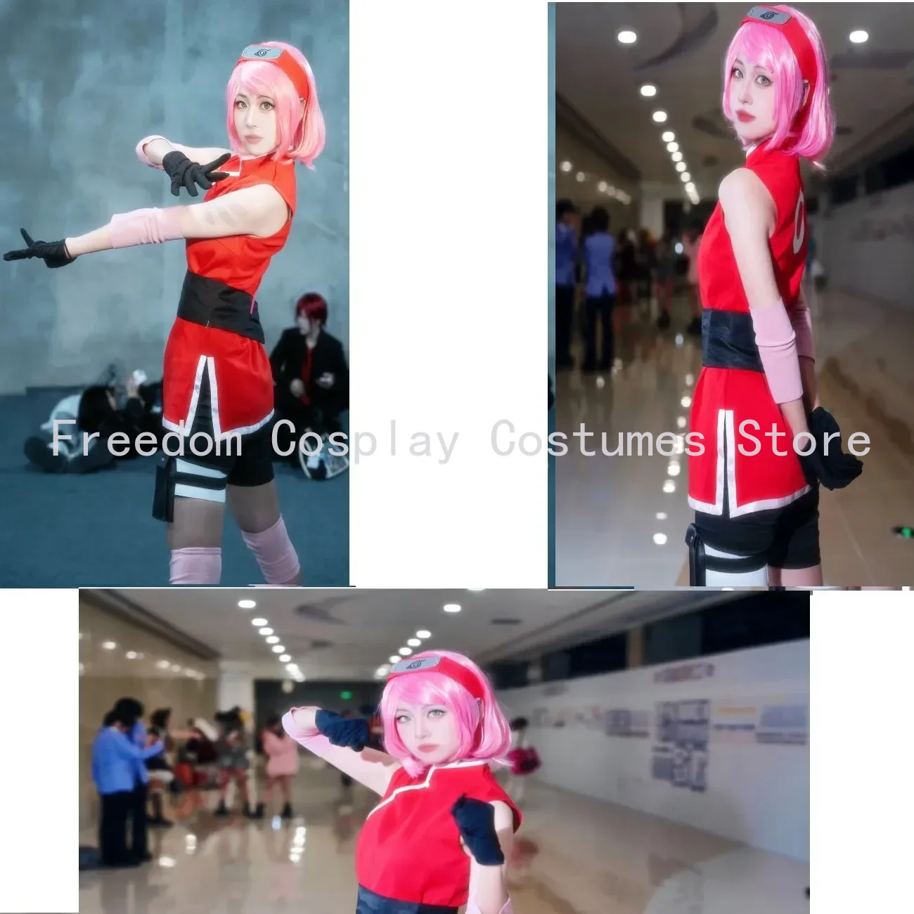 Anime Haruno Sakura Cosplay Sh – Anime Cosplay Ninja recenzja i cena