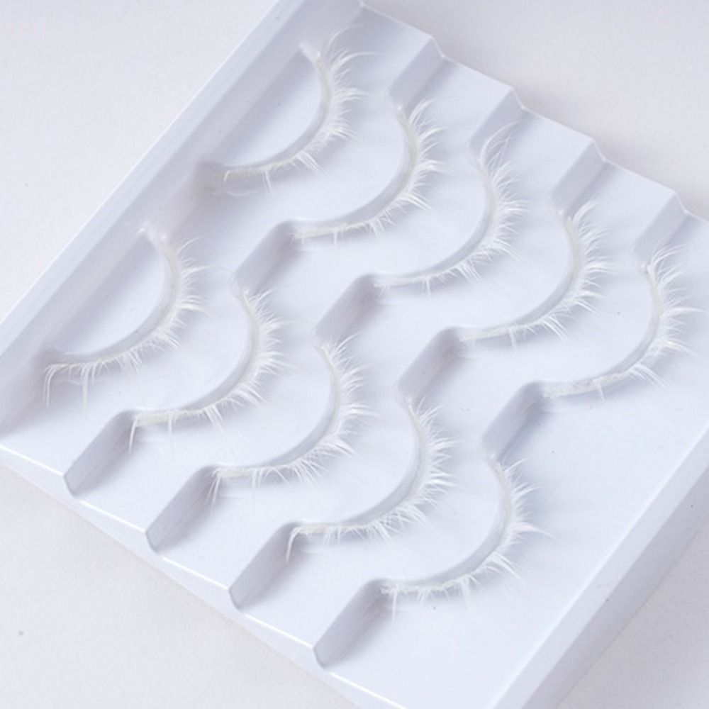 Białe, ostre rzęsy w stylu ani – Anime Cosplay Lashes recenzja i cena
