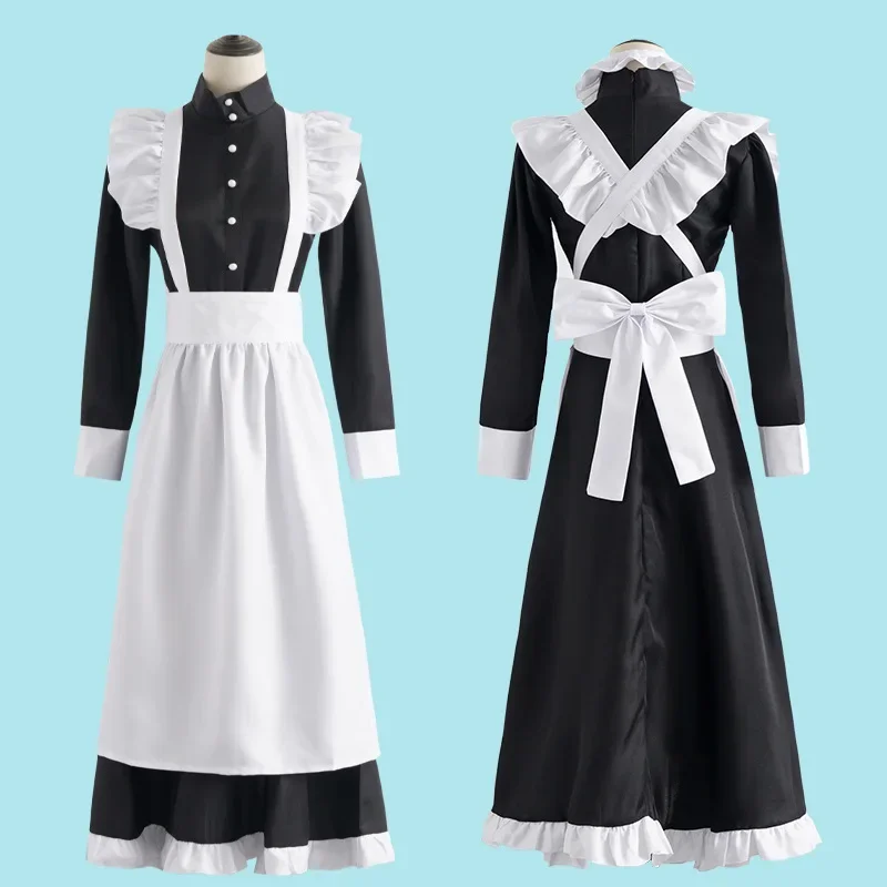 Klasyczna czarno-biała sukienk – Anime Cosplay Shop recenzja i cena