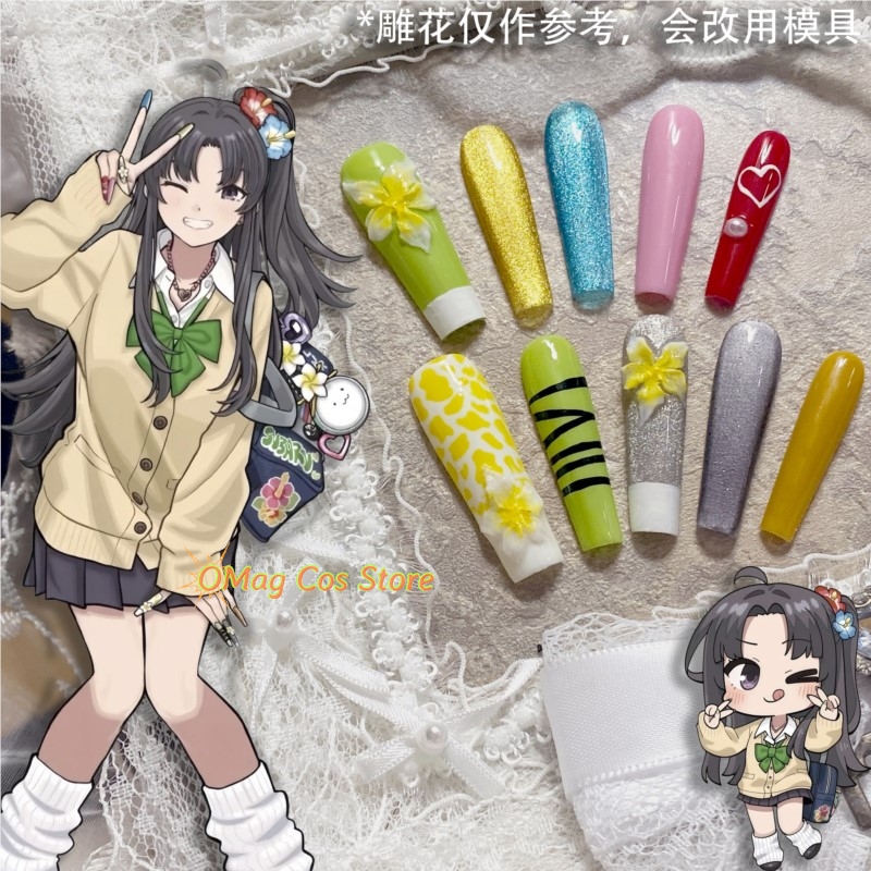 Sztuczne paznokcie Girls Band  – Anime Cosplay Japanese Girl recenzja i cena