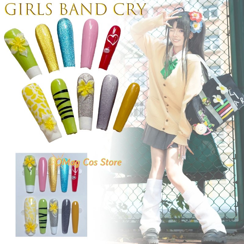 Sztuczne paznokcie Girls Band  – Anime Cosplay Japanese Girl recenzja i cena