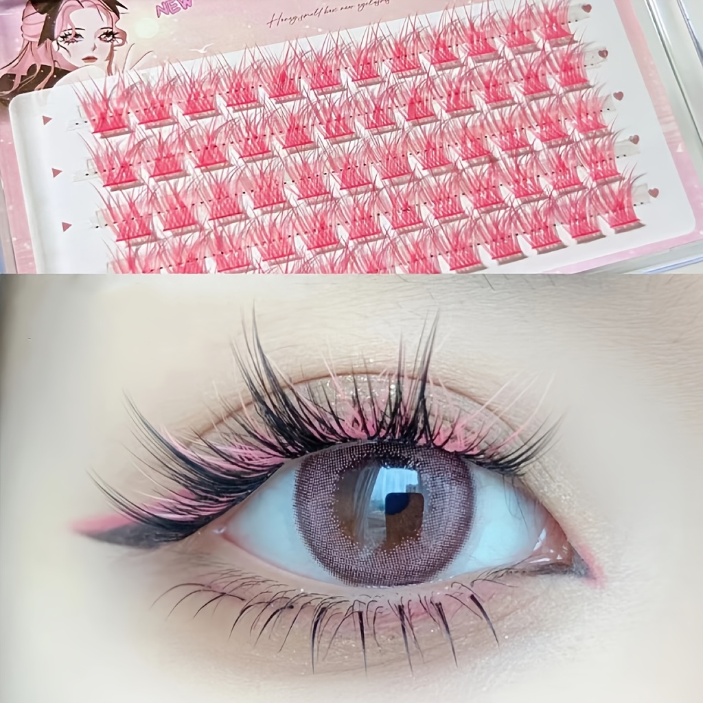 Mixiaohe Kolorowe Rzęsy 60 Kęp – Anime Cosplay Lashes recenzja i cena