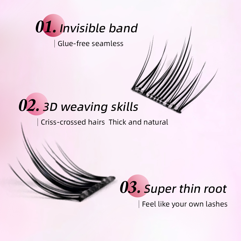 Yelix DIY Samoprzylepne Kępki  – Anime Cosplay Lashes recenzja i cena